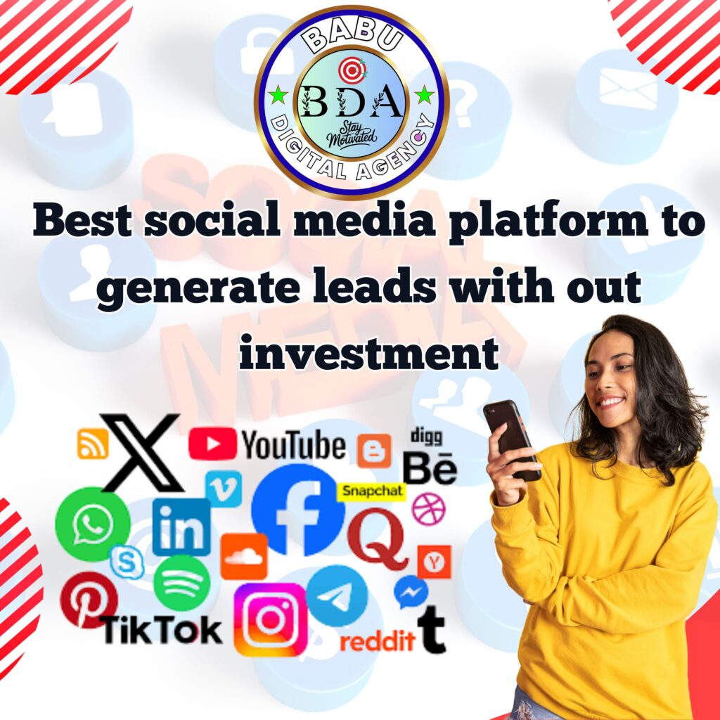 how to generate real estate leads free without investment